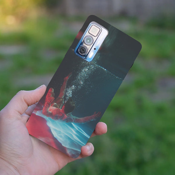 Husă din silicon Motorola Edge 20 Lite cu Drowning