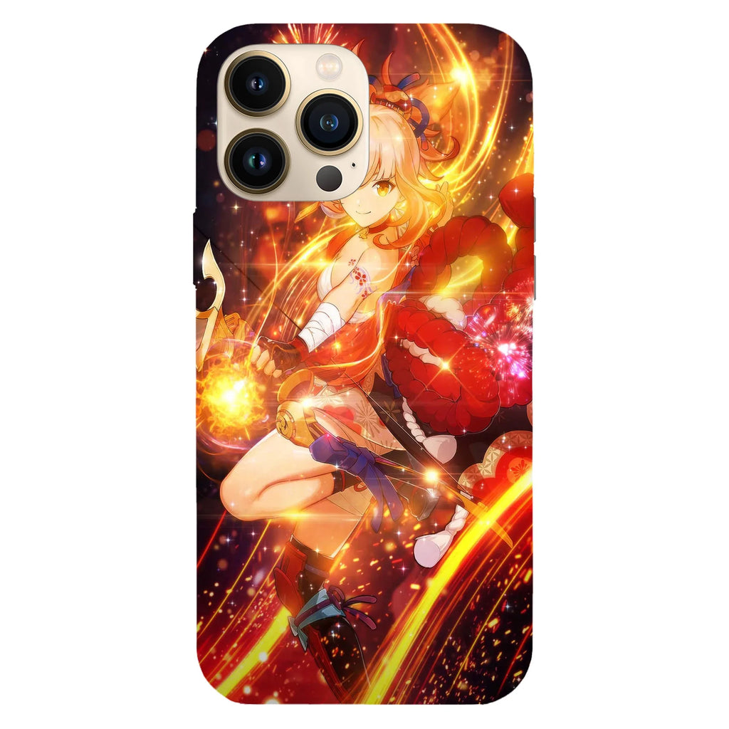 Husa compatibila cu Apple iPhone 15 Pro model Genshin Impact Baal, Silicon, TPU, Viceversa - Viceversa