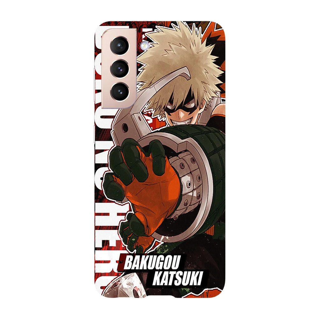 Husa compatibila cu Samsung Galaxy S22 Ultra model Boku no hero Bakugou Katsuki, Silicon, TPU, Viceversa - Viceversa