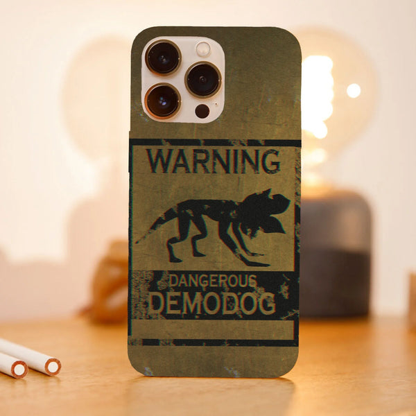 Husa telefon compatibila cu Apple iPhone 15 Plus, Viceversa, model Warning Stranger things, Silicon, TPU - Viceversa