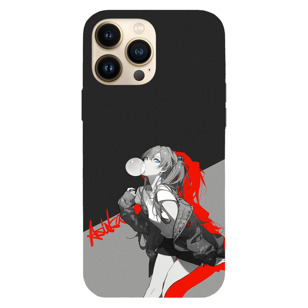 Husa compatibila cu Apple iPhone 15 Pro model Asuka Langley Soryu Neon Genesis Evangelion, Silicon, TPU, Viceversa - Viceversa