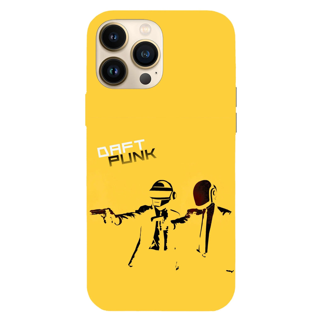 Husa compatibila cu Apple iPhone 15 Pro model Daft punk gun fight, Silicon, TPU, Viceversa - Viceversa