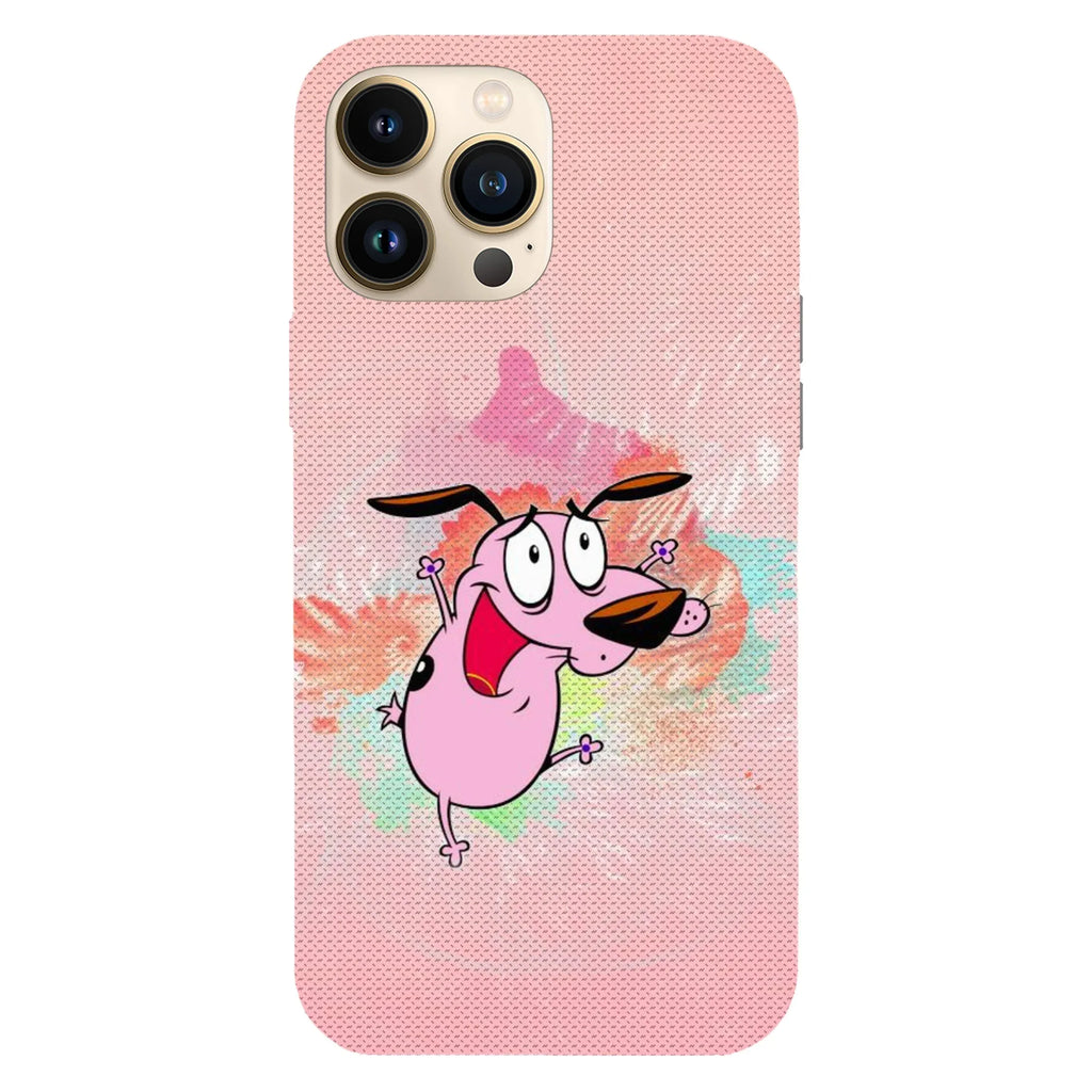 Husa compatibila cu Apple iPhone 15 Pro Max model Happy Courage the cowardly dog, Silicon, TPU, Viceversa - Viceversa