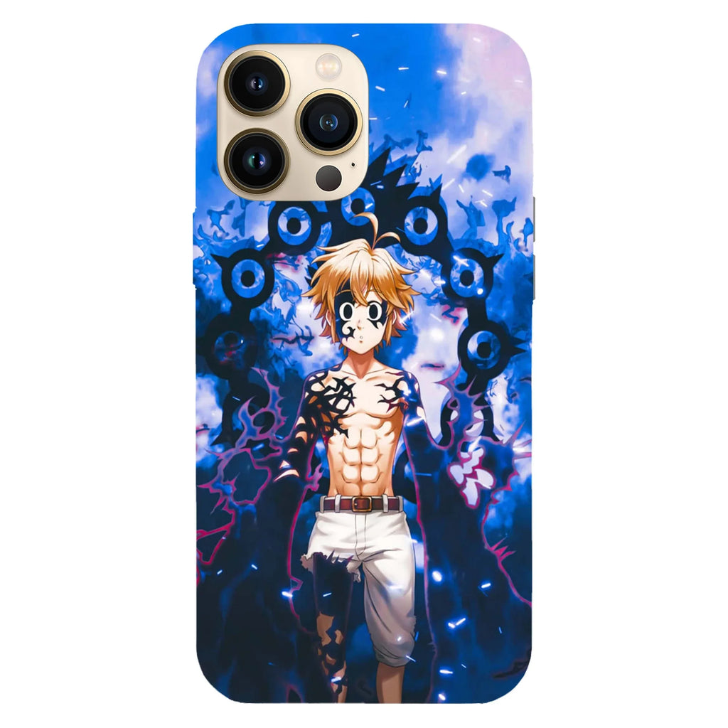 Husa compatibila cu Apple iPhone 15 Pro Max model Meliodas 7 Deadly Sins, Silicon, TPU, Viceversa - Viceversa