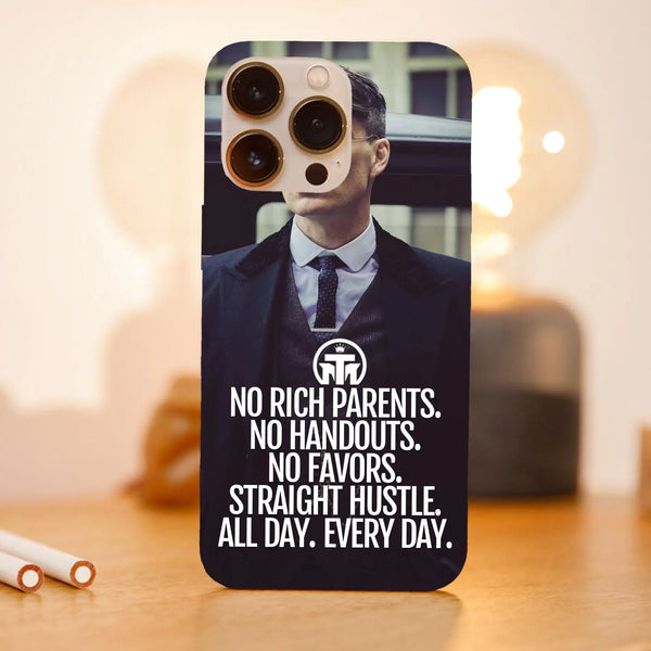 Husa telefon compatibila cu Apple iPhone 15 Pro Max, Viceversa, model Husle Peaky blinders, Silicon, TPU - Viceversa
