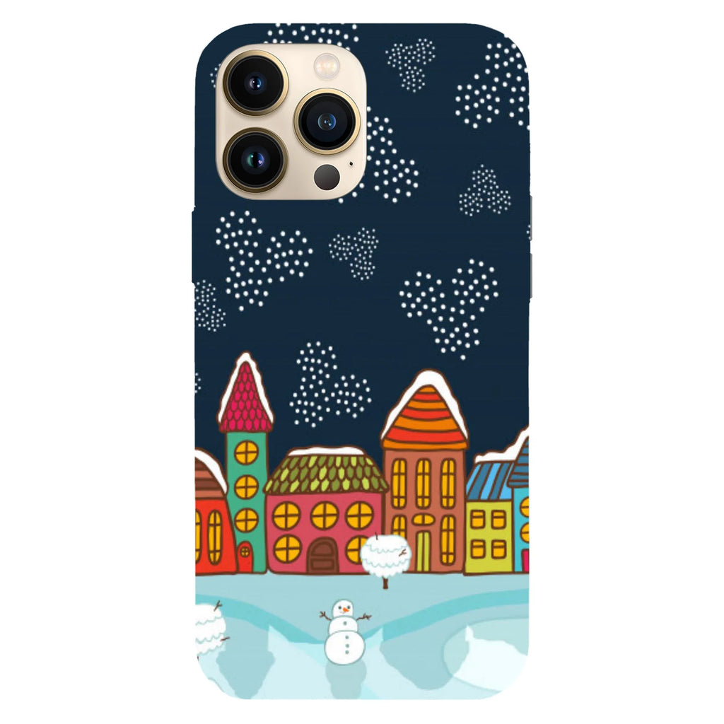 Husa Craciun compatibila cu Apple iPhone 15 Pro model Christmas night, Silicon, TPU, Viceversa - Viceversa