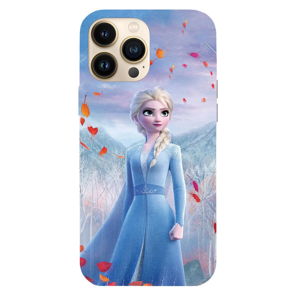 Husa compatibila cu Apple iPhone 15 Plus, Viceversa, model Elsa from Frozen , Silicon, TPU - Viceversa