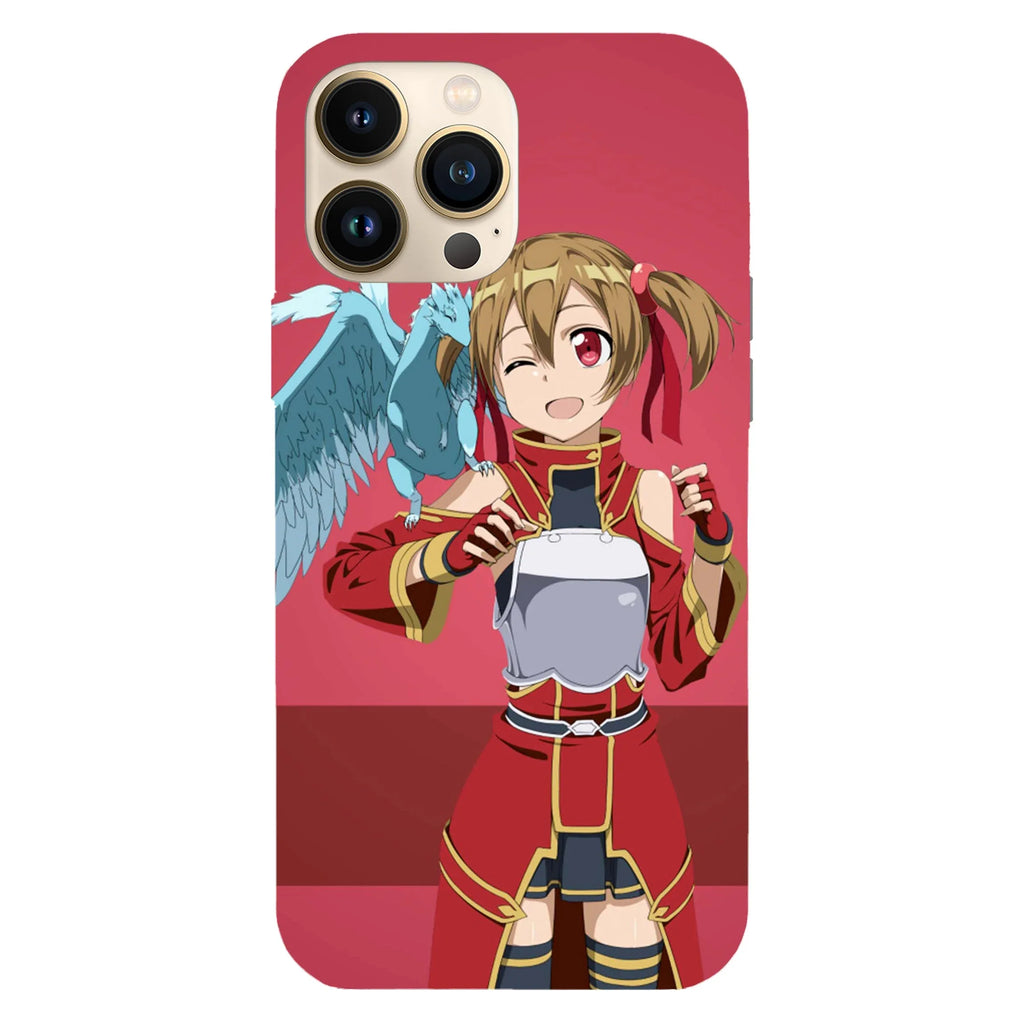Husa compatibila cu Apple iPhone 15 Pro model Silica and Pina Sword Art Online, Silicon, TPU, Viceversa - Viceversa
