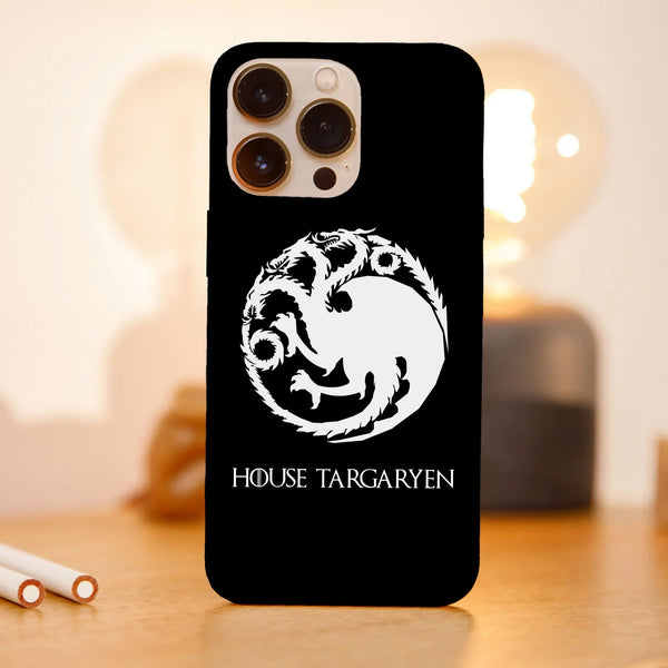 Husa telefon compatibila cu Apple iPhone 15 Pro Max, Viceversa, model House Targaryen Game of Thrones, Silicon, TPU - Viceversa