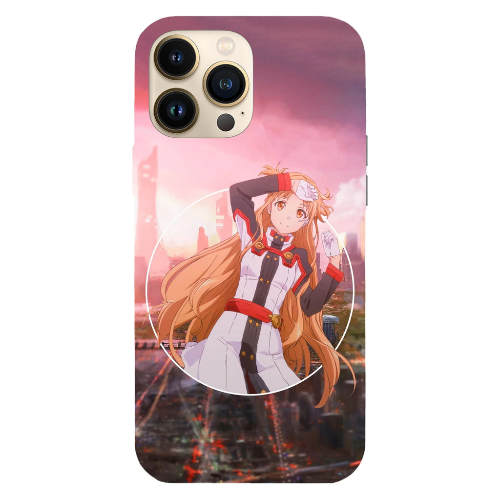 Husa telefon compatibila cu Apple iPhone 15 Plus, Viceversa, model Yuuki Asuna Sword Art Online, Silicon, TPU - Viceversa