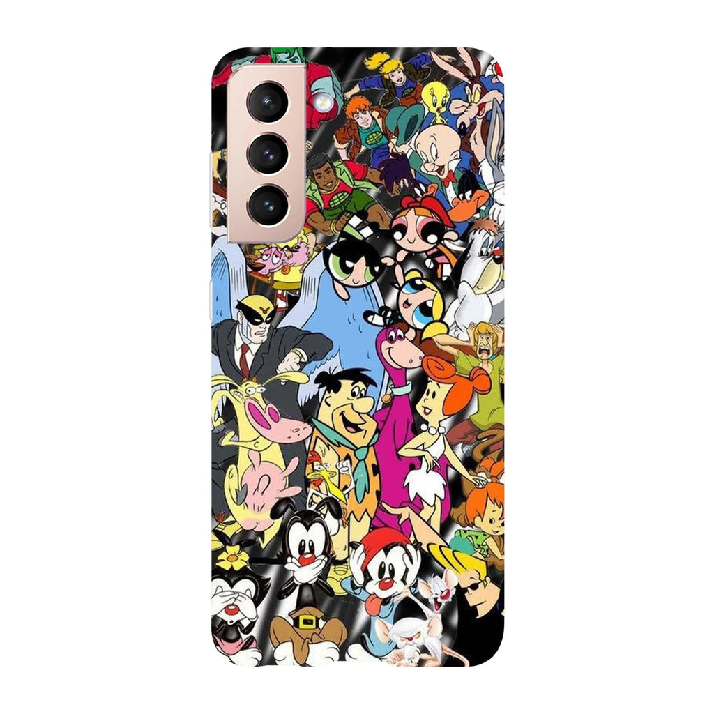 Husa compatibila cu Samsung Galaxy S22 Ultra model Old cartoons Part 1, Silicon, TPU, Viceversa - Viceversa