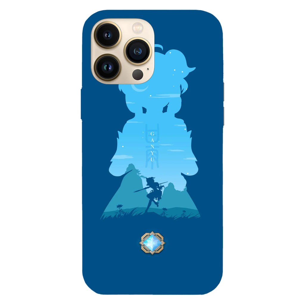 Husa compatibila cu Apple iPhone 15 Pro model Genshin Impact Ganyu, Silicon, TPU, Viceversa - Viceversa