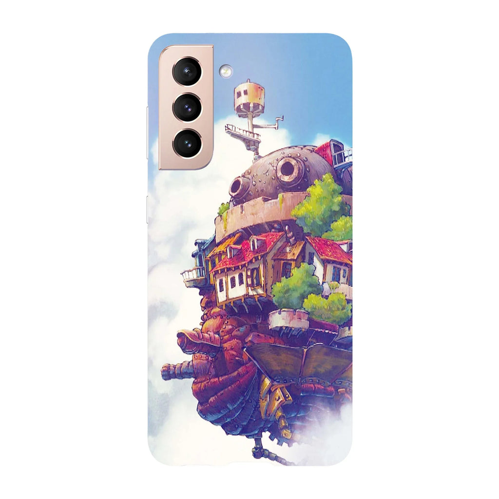 Husa compatibila cu Samsung Galaxy S22 Ultra model Anime Howl's Moving Castle, Silicon, TPU, Viceversa - Viceversa