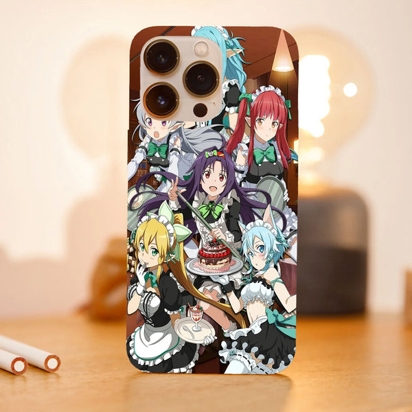 Husa telefon compatibila cu Apple iPhone 15 Pro, Viceversa, model Party Sword Art Online, Silicon, TPU - Viceversa
