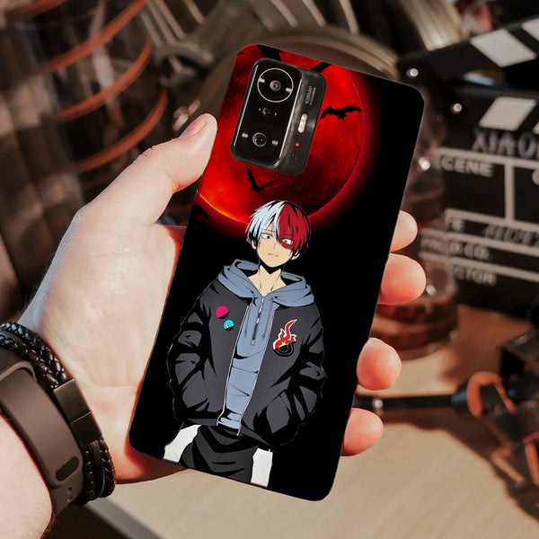 Husă din silicon Poco F3 cu Todoroki my hero academia