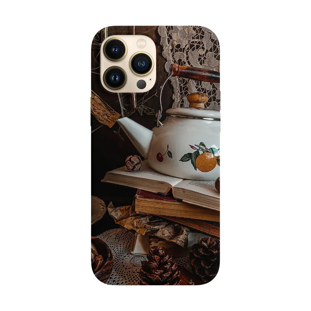 Husa compatibila cu Apple iPhone 15 model Retro tea cup, Silicon, TPU, Viceversa - Viceversa