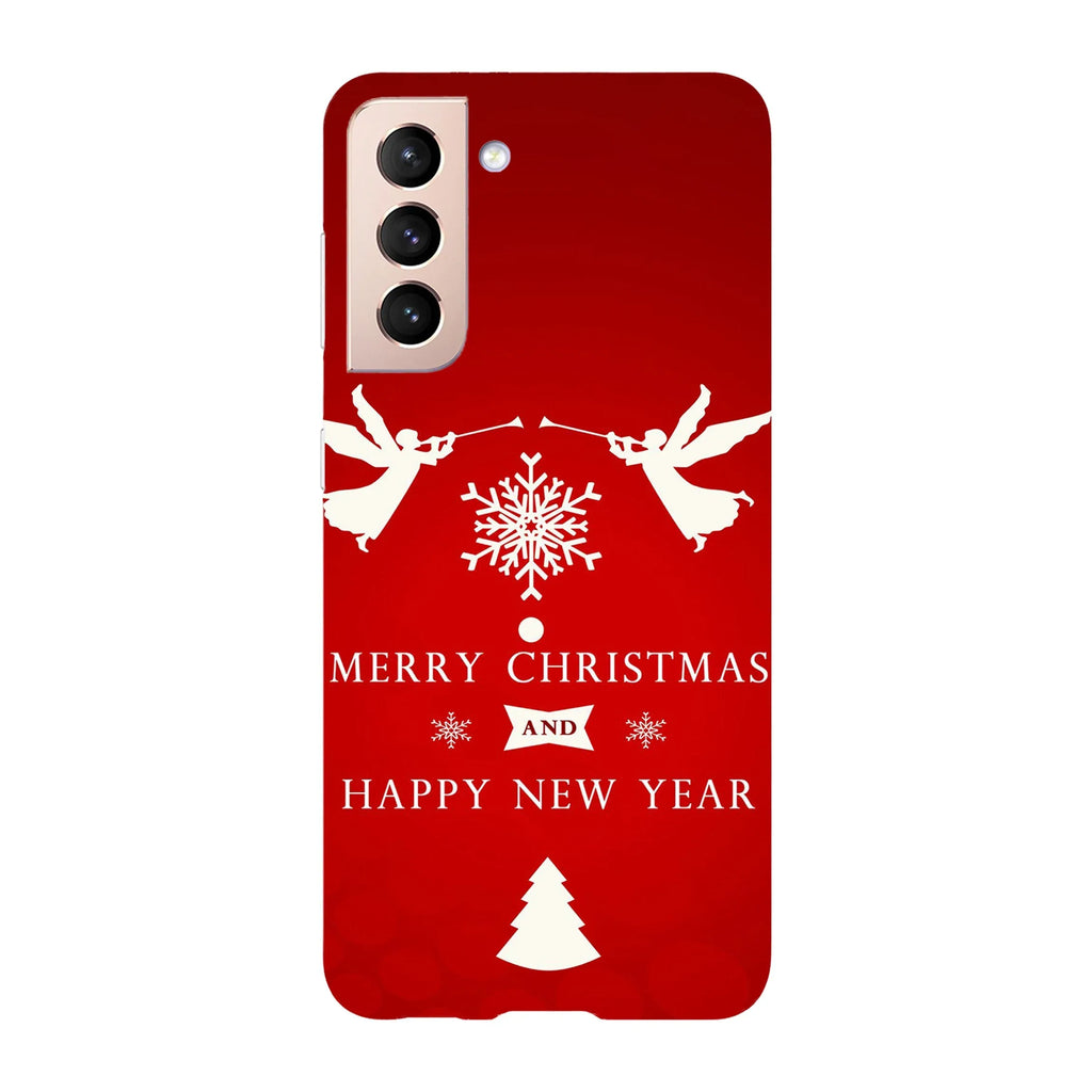 Husa Craciun compatibila cu Samsung Galaxy S22 Ultra model Happy Holidays, Silicon, TPU, Viceversa - Viceversa