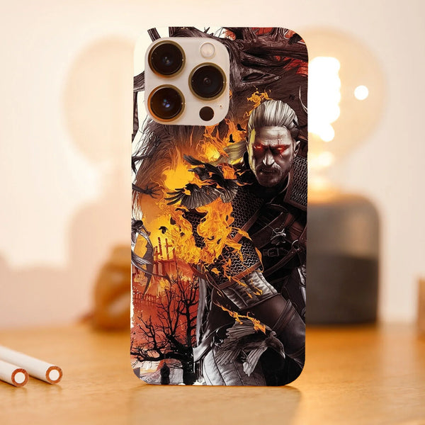 Husa telefon compatibila cu Apple iPhone 15 Pro, Viceversa, model Wid Hunt The Witcher, Silicon, TPU - Viceversa