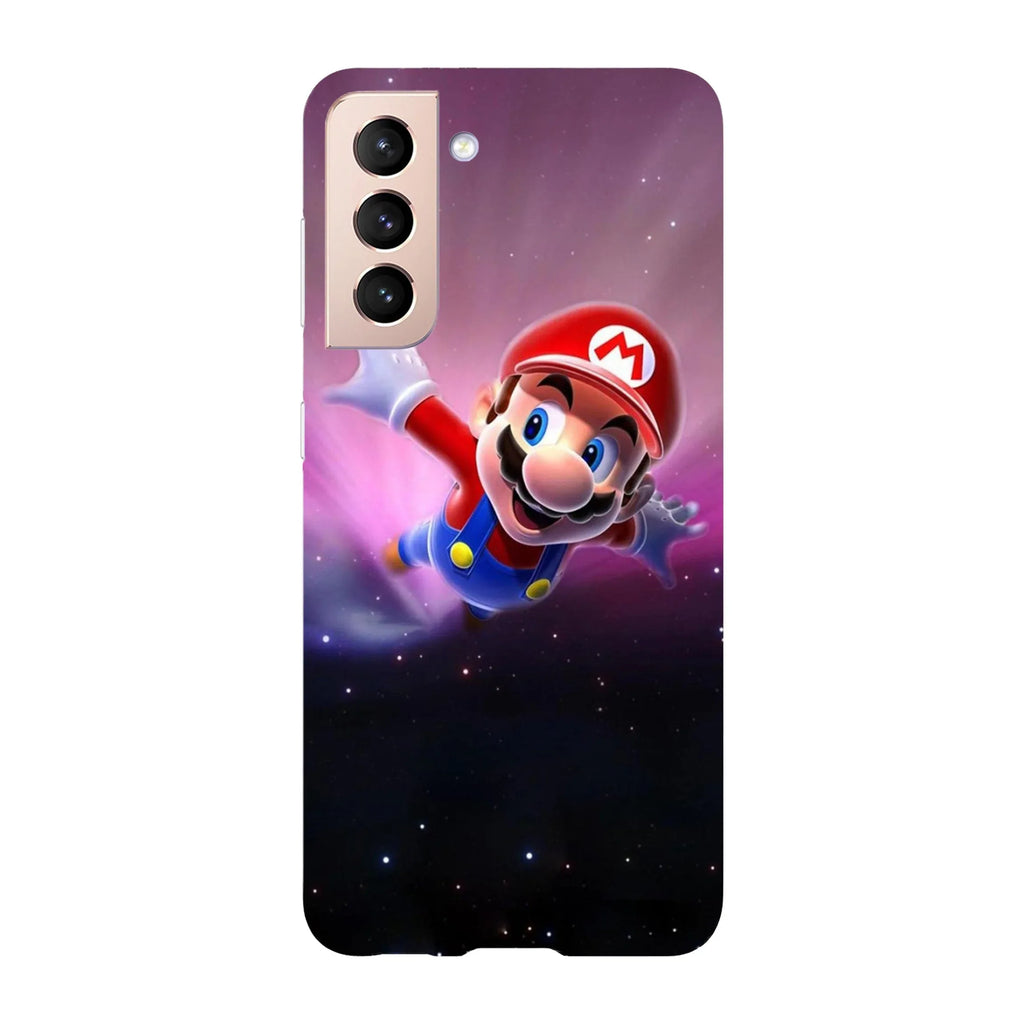 Husa compatibila cu Samsung Galaxy S22 Ultra model Mario space diving, Silicon, TPU, Viceversa - Viceversa