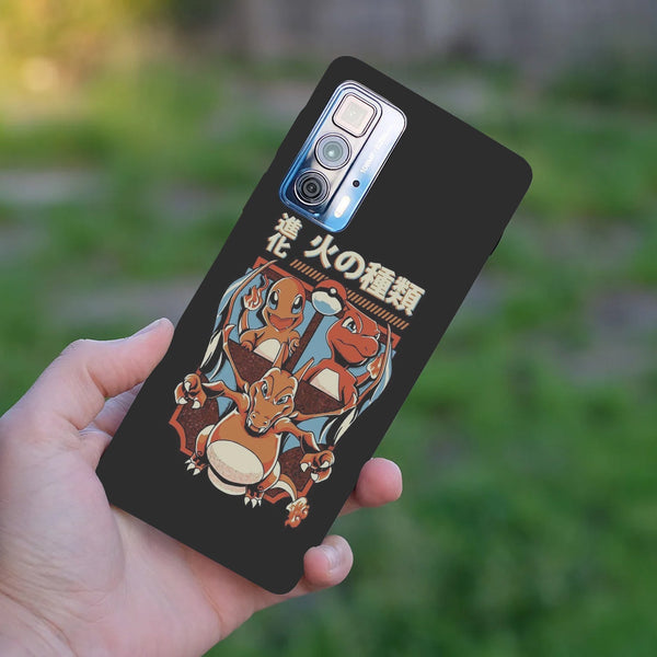 Husă din silicon Motorola G71 5G cu 71 5g charizard evolutions