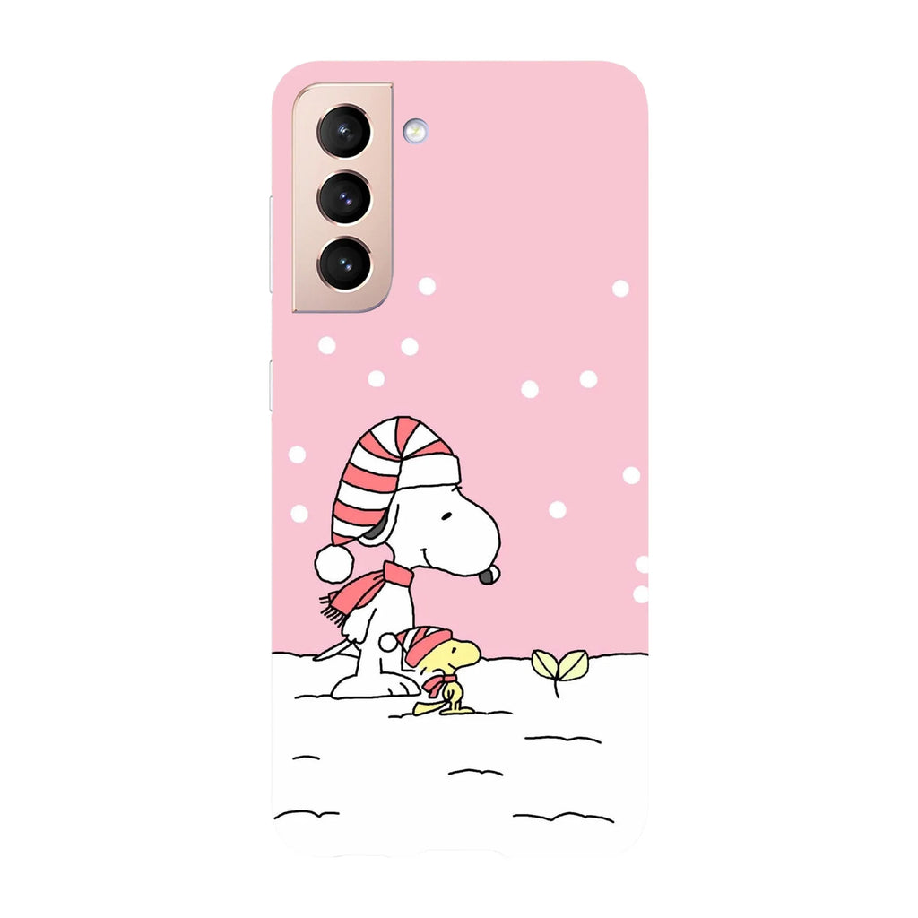 Husa Craciun compatibila cu Samsung Galaxy S22 Ultra model Snoppy Christmas, Silicon, TPU, Viceversa - Viceversa