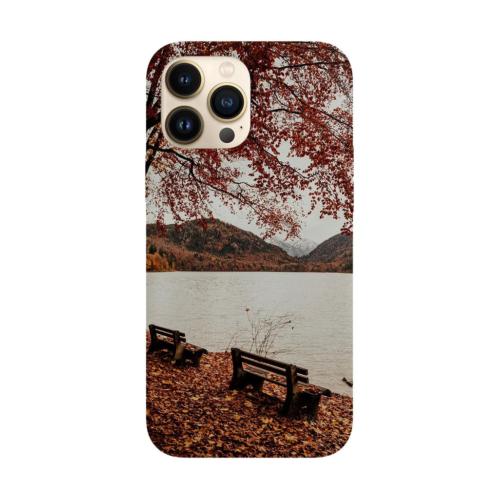 Husa compatibila cu Apple iPhone 15 model Scenery lake, Silicon, TPU, Viceversa - Viceversa