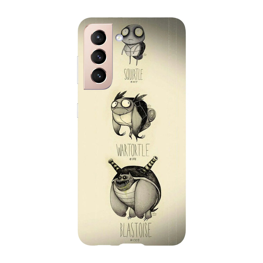 Husa compatibila cu Samsung Galaxy S22 Ultra model Squirtle evolutions Tenebrism Style, Silicon, TPU, Viceversa - Viceversa