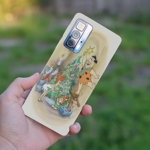 Husă din silicon Motorola G51 5G cu 51 5g the flintstones christmas