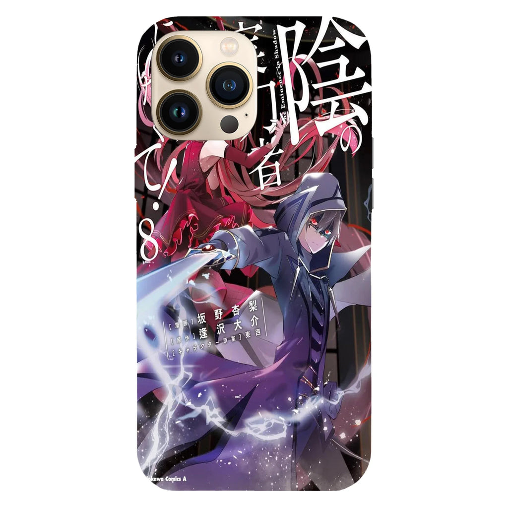 Husa telefon compatibila cu Apple iPhone 15 Pro, Viceversa, model Manga Volume 8 The Eminence in Shadow, Silicon, TPU - Viceversa