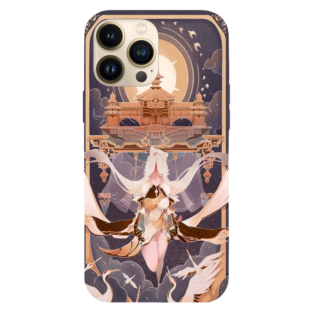 Husa compatibila cu Apple iPhone 15 Pro Max model Ningguang Genshin Impact, Silicon, TPU, Viceversa - Viceversa
