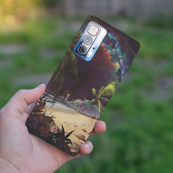 Husă din silicon Motorola Edge 20 Pro cu Nebula island