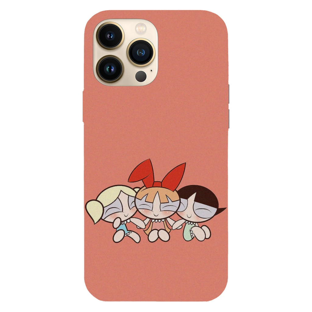 Husa compatibila cu Apple iPhone 15 Pro Max model Powerpuff Girls sleepover, Silicon, TPU, Viceversa - Viceversa