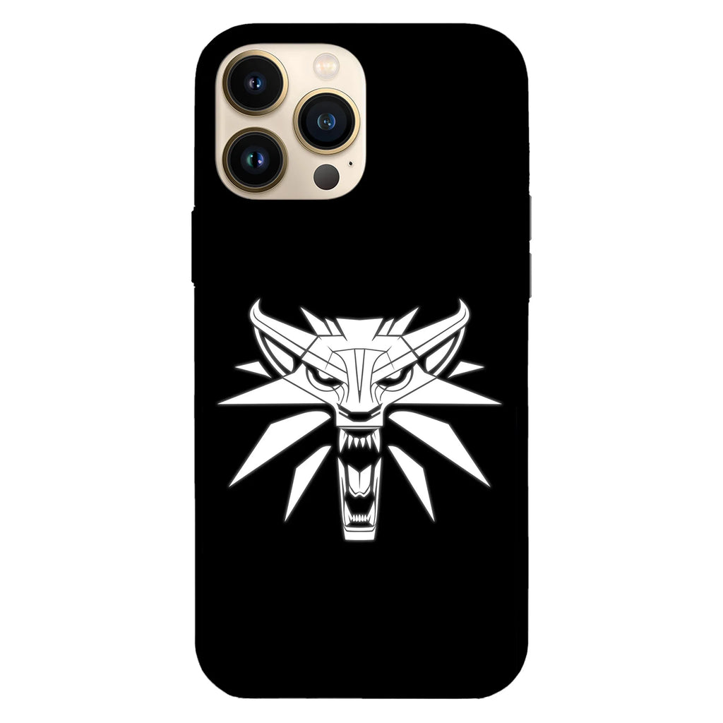 Husa telefon compatibila cu Apple iPhone 15, Viceversa, model Gerald of Rivia Necklace The Witcher, Silicon, TPU - Viceversa