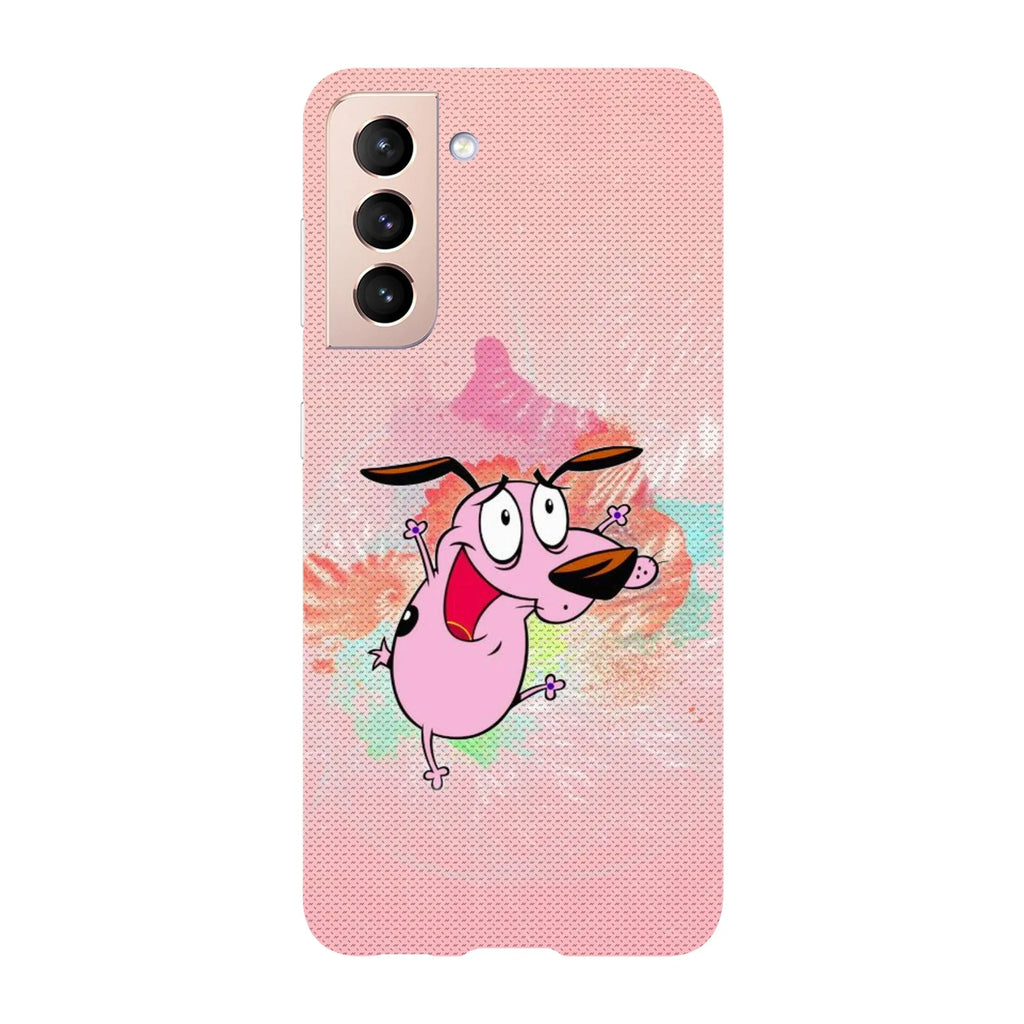 Husa compatibila cu Samsung Galaxy S22 Ultra model Happy Courage the cowardly dog, Silicon, TPU, Viceversa - Viceversa