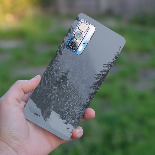 Husă din silicon Motorola G71 5G cu 71 5g winter forest