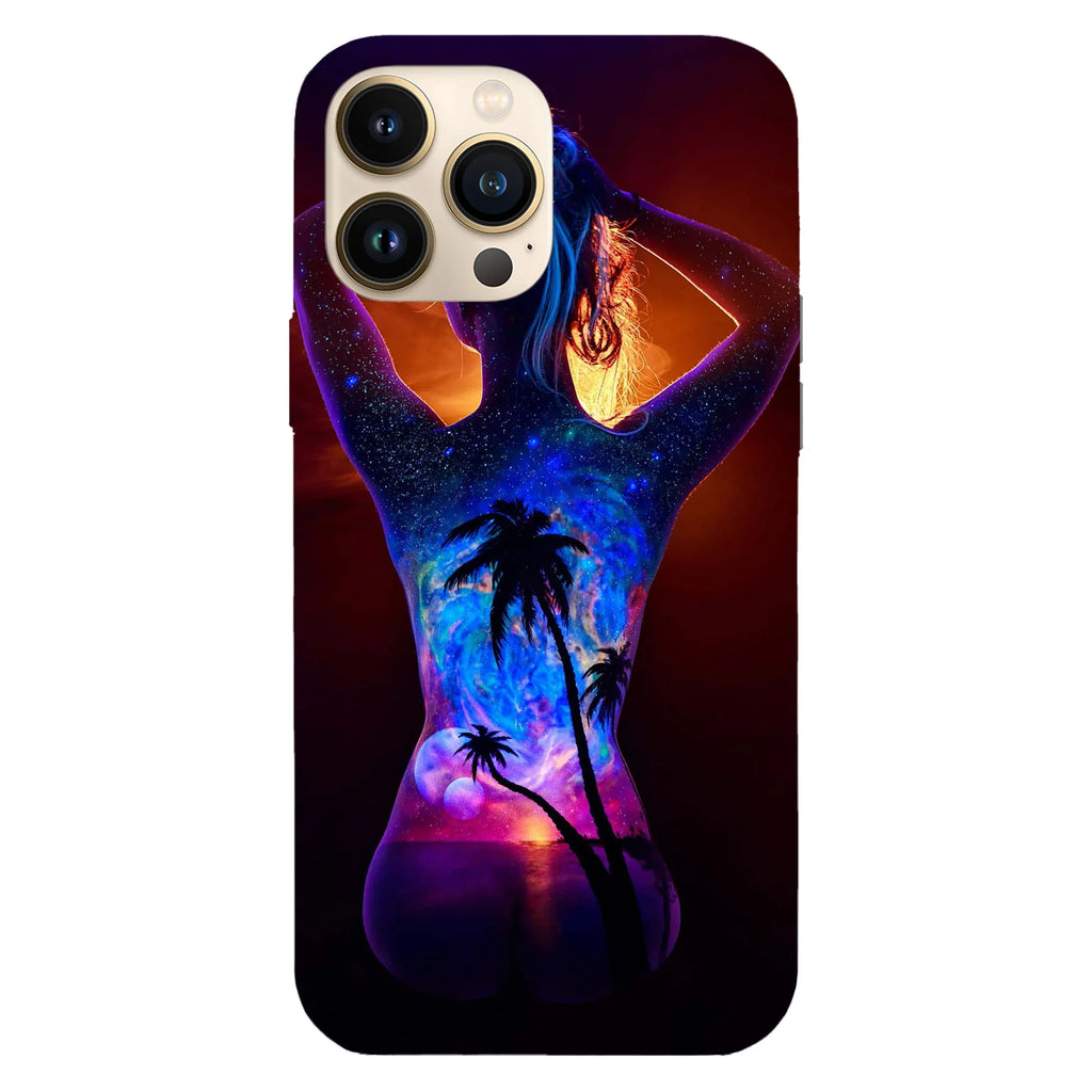 Husa compatibila cu Apple iPhone 15 Pro Max model Fantasy galaxy, Silicon, TPU, Viceversa - Viceversa