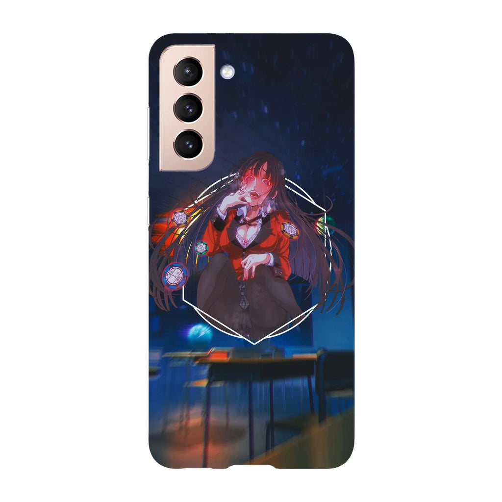 Husa compatibila cu Samsung Galaxy S22 Ultra model Jabami Yumeko Kakegurui, Silicon, TPU, Viceversa - Viceversa