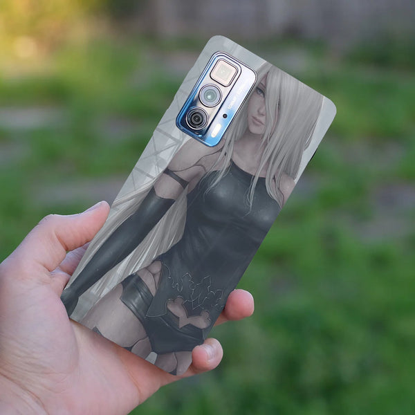 Husă din silicon Motorola G51 cu Nier automata a2