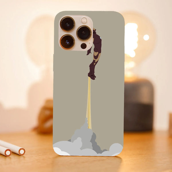 Husa compatibila cu Apple iPhone 15 Pro model Rise of the ash Iron Man, Silicon, TPU, Viceversa - Viceversa