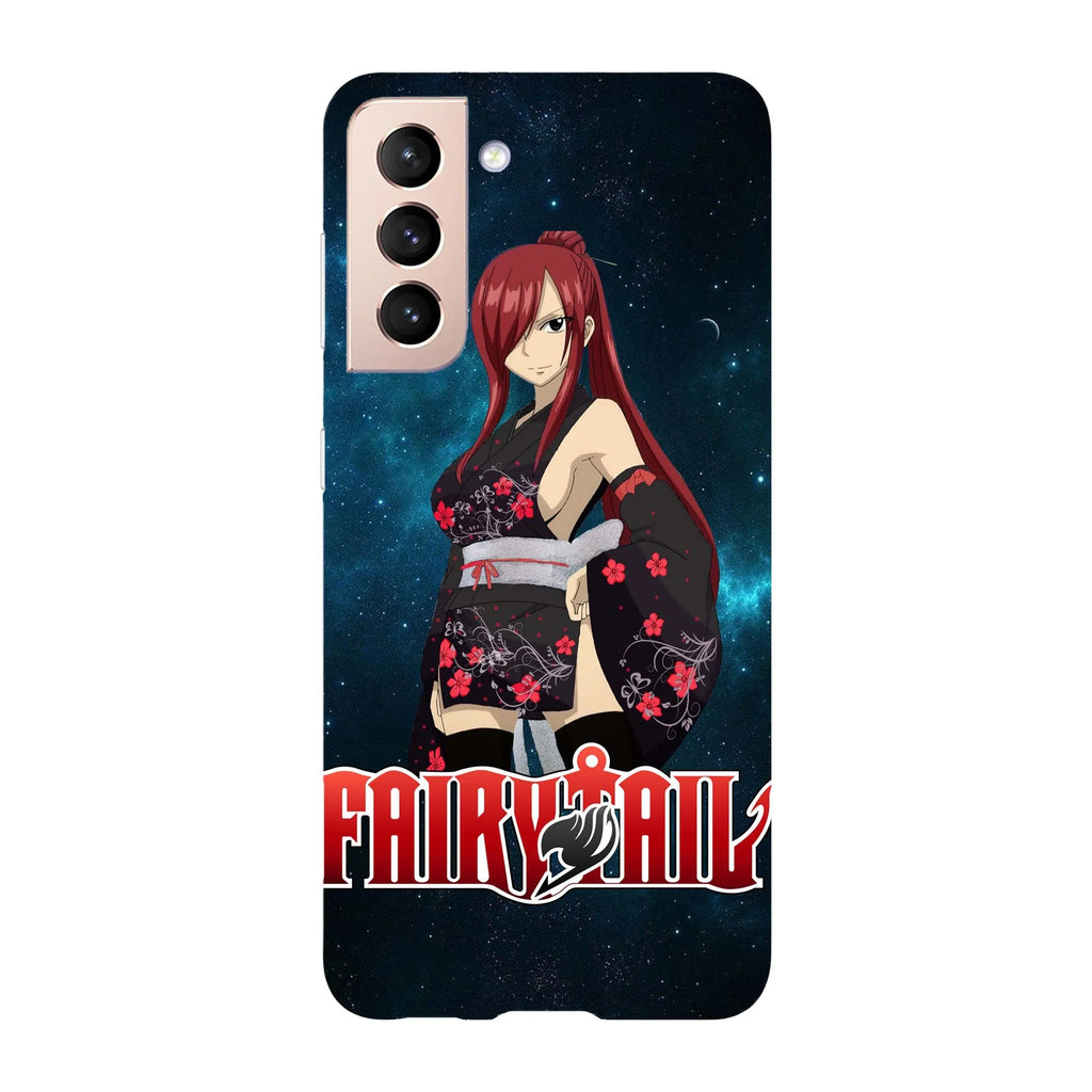 Husa compatibila cu Samsung Galaxy S22 Ultra model Erza Scarlet Fairy Tail, Silicon, TPU, Viceversa - Viceversa