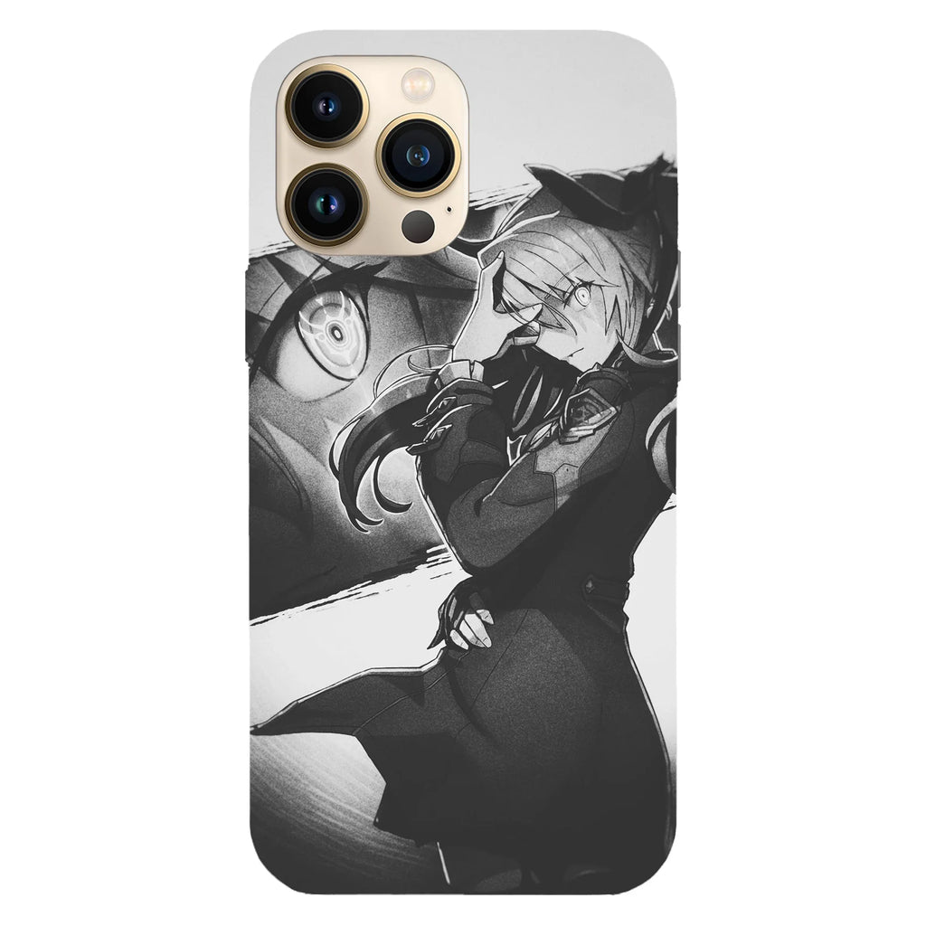Husa telefon compatibila cu Apple iPhone 15 Plus, Viceversa, model Sasha Necron The Misfit of Demon King Academy, Silicon, TPU - Viceversa