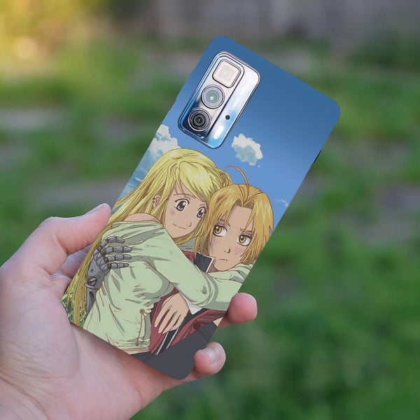Husă din silicon Motorola Edge 20 Lite cu Winry and edward full metal alchemist