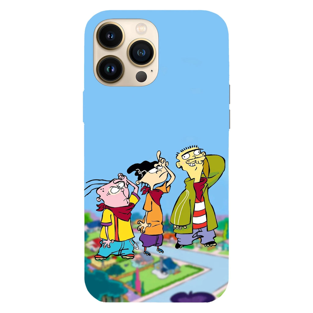 Husa compatibila cu Apple iPhone 15 Pro Max model Ed Edd n Eddy The cul de sac, Silicon, TPU, Viceversa - Viceversa