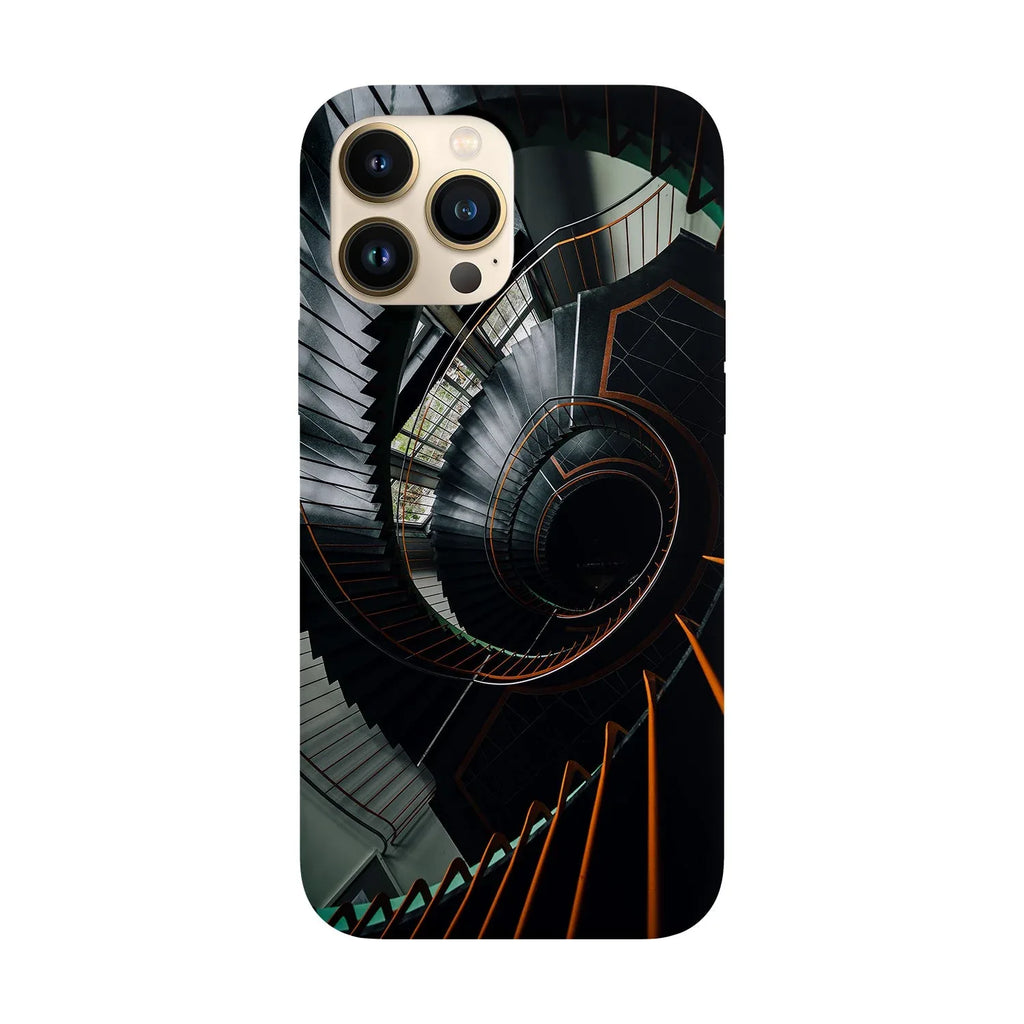 Husa compatibila cu Apple iPhone 15 model Stairways to hell, Silicon, TPU, Viceversa - Viceversa