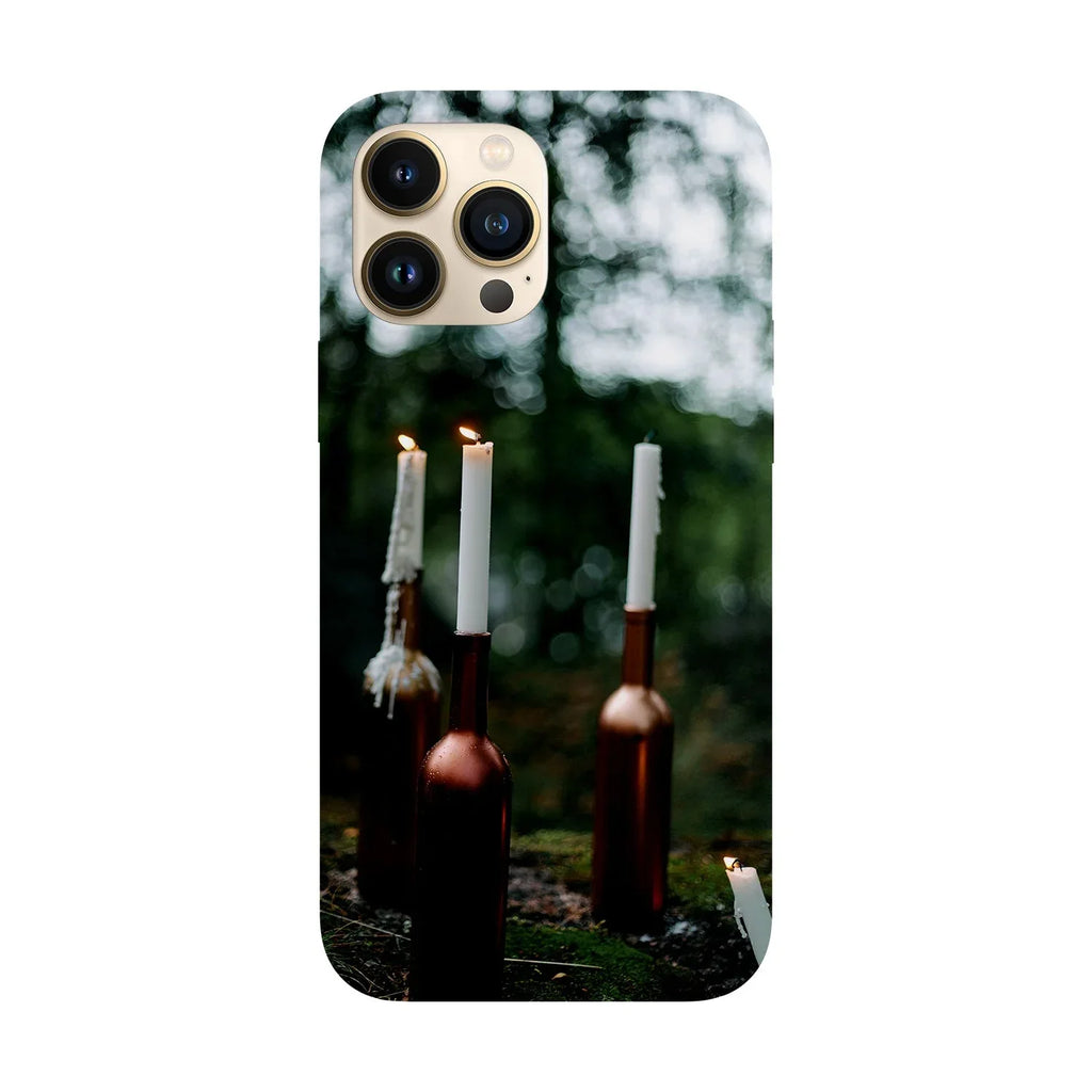 Husa compatibila cu Apple iPhone 15 model Forest candles, Silicon, TPU, Viceversa - Viceversa