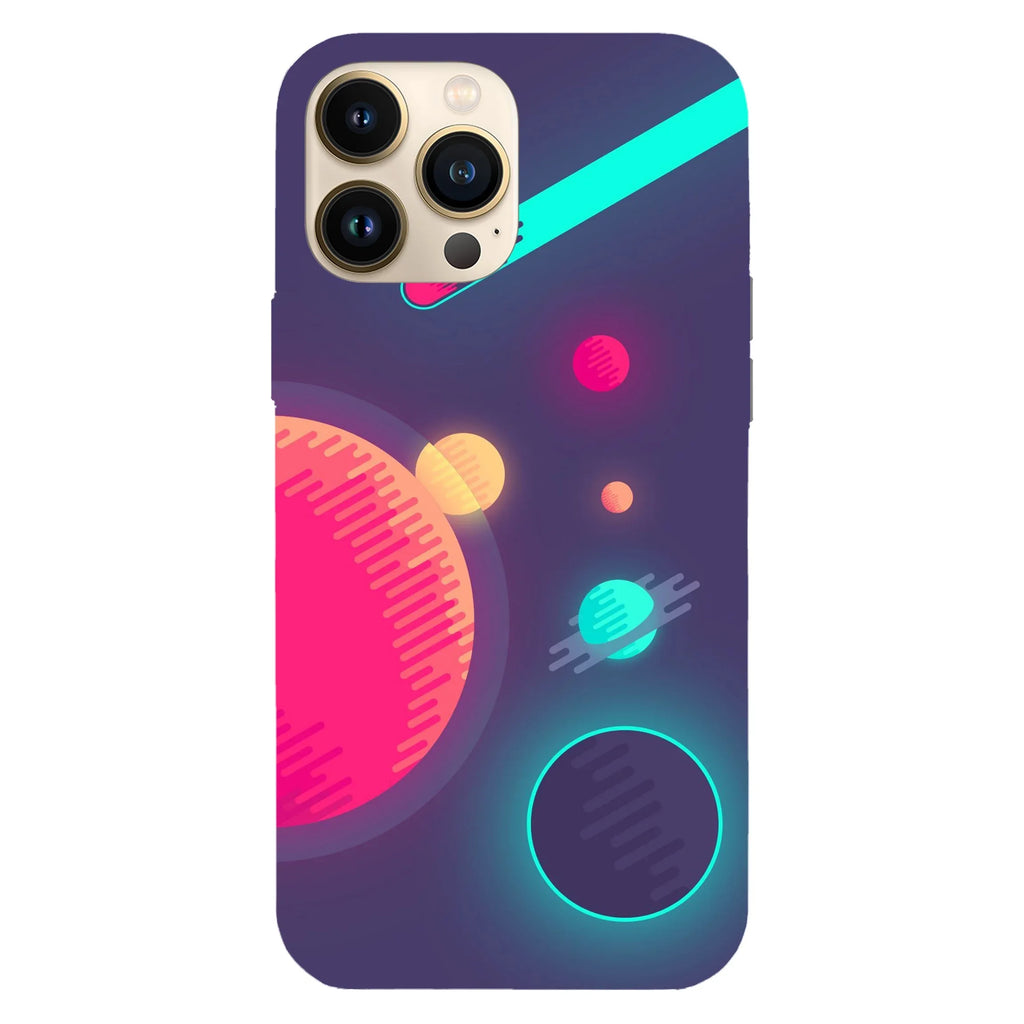 Husa compatibila cu Apple iPhone 15 Pro model Neon Meteor Shower, Silicon, TPU, Viceversa - Viceversa