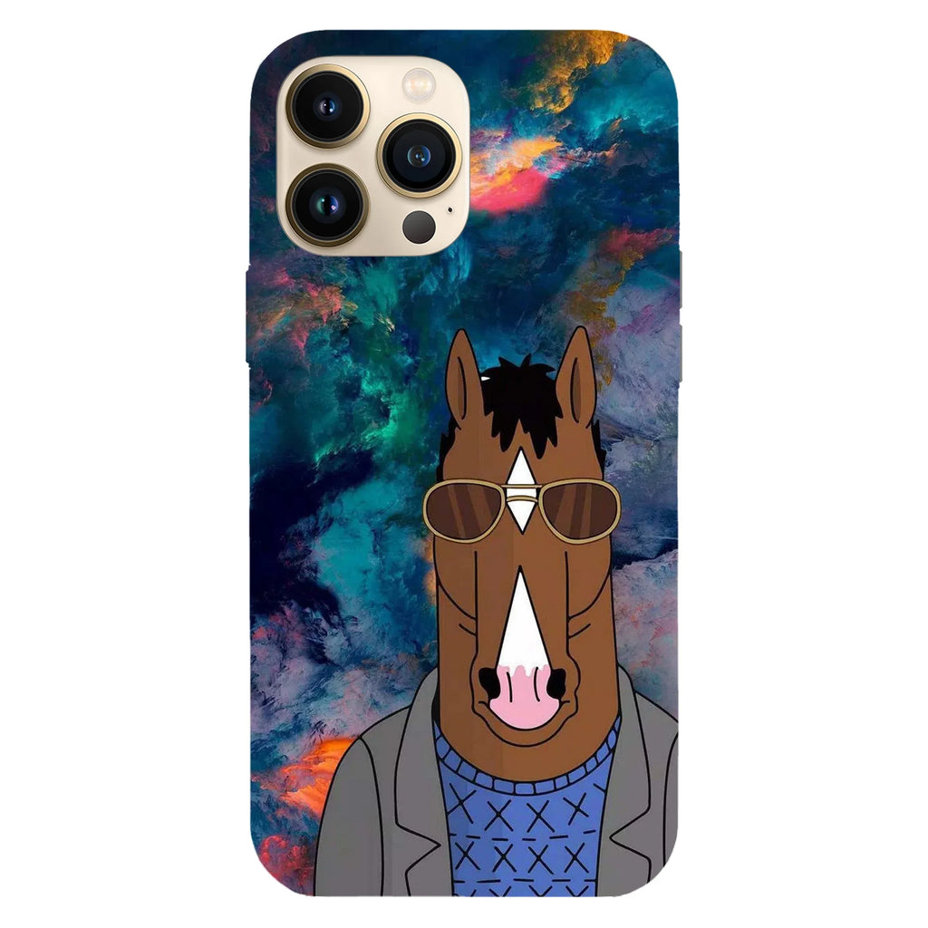 Husa compatibila cu Apple iPhone 15 Pro Max model Chilling BoJack, Silicon, TPU, Viceversa - Viceversa