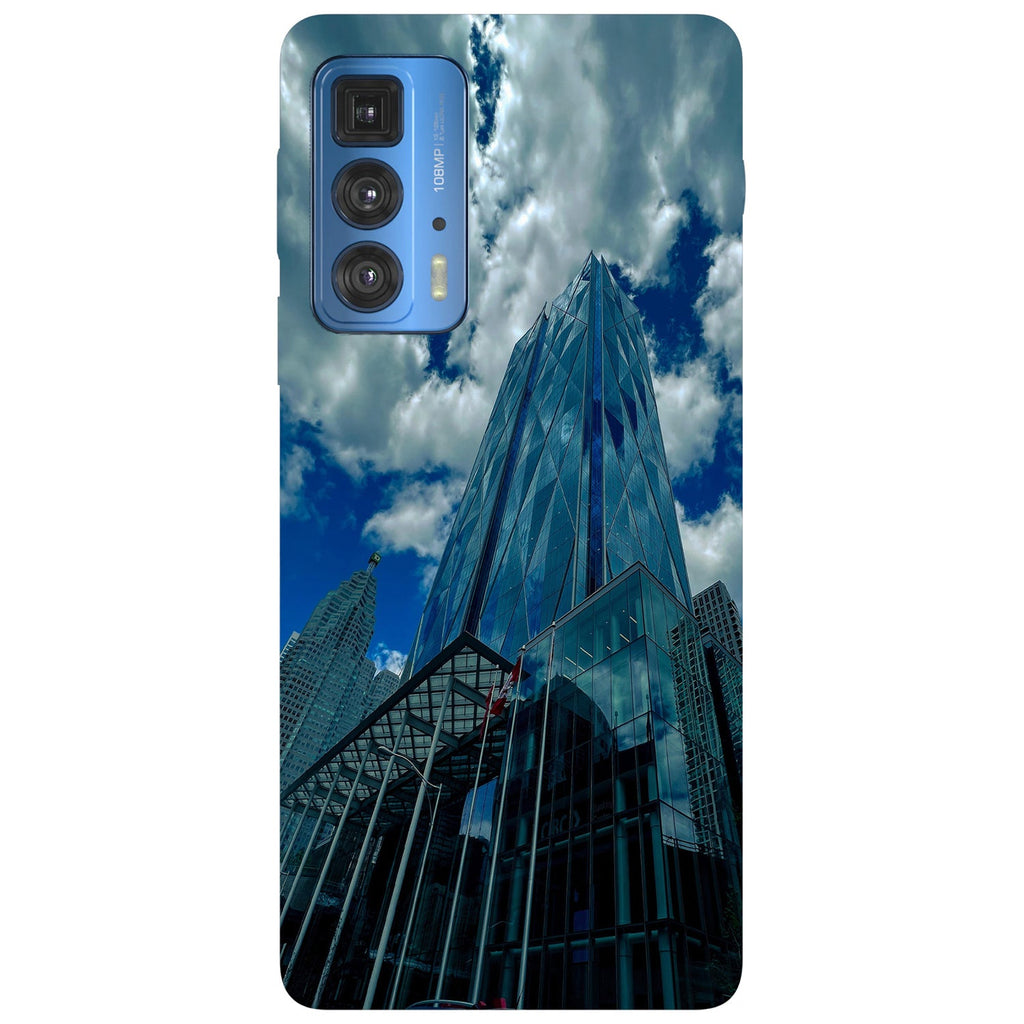 Husă din silicon Motorola G50 cu Glass city