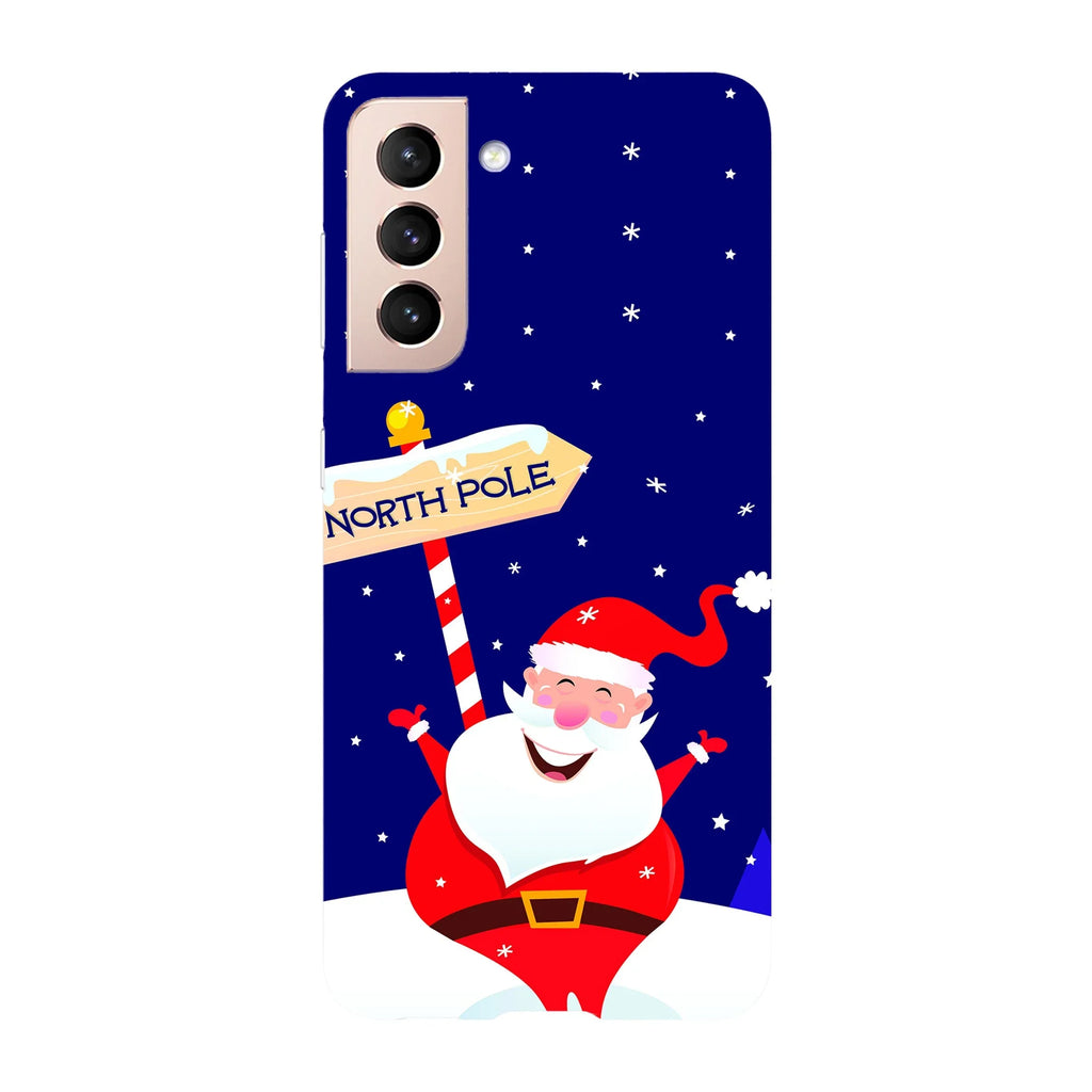Husa Craciun compatibila cu Samsung Galaxy S22 Ultra model North Pole, Silicon, TPU, Viceversa - Viceversa