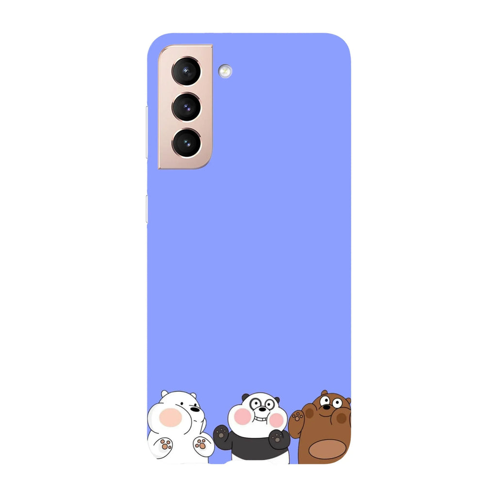 Husa compatibila cu Samsung Galaxy S22 Ultra model Cute Three Bears, Silicon, TPU, Viceversa - Viceversa